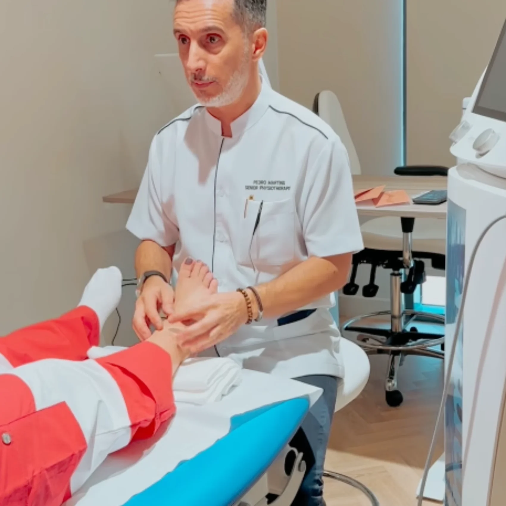Physiotherapy session
