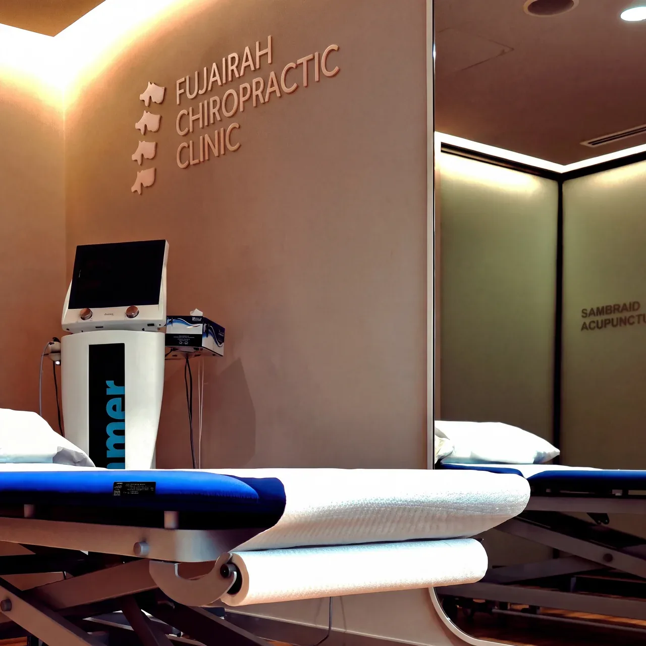 Inside Fujairah Chiropractic Clinic